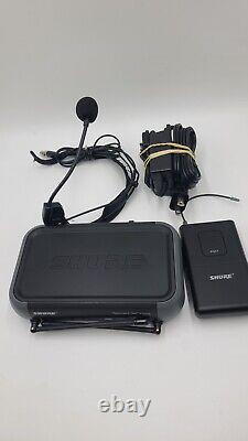 Shure PGX4 Receiver, PGX1 Transmitter W Shure WH20 Dynamic Headset Microphone