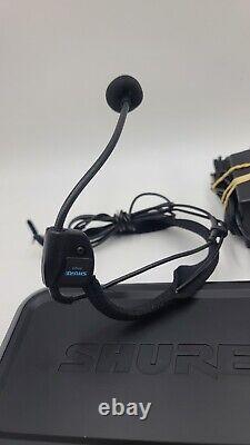 Shure PGX4 Receiver, PGX1 Transmitter W Shure WH20 Dynamic Headset Microphone