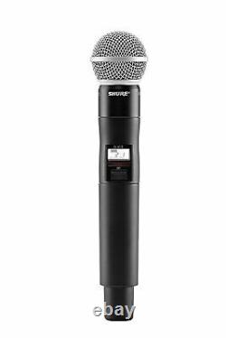 Shure QLXD2/SM58 Handheld Wireless Transmitter with SM58 Microphone, G50