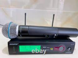 Shure SLX4 H5 518-542Hz Receiver with SLX2 SM58 Wireless Handheld Microphone