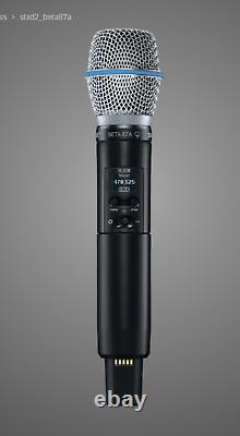 Shure SLXD2/B87A Wireless Handheld Microphone with Beta 87A Band G58 417-506 MHz