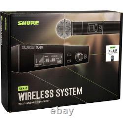 Shure SLXD24/B58-J52 Wireless System Beta58A Transmitter (558-602 + 614-616 MHz)