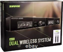 Shure SLXD24D/SM58-G58 Dual-Channel Digital Wireless Microphone System
