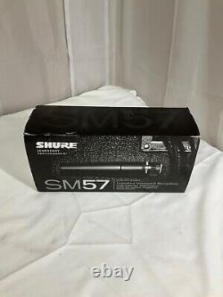 Shure SM57 Black Wired Cardioid Dynamic Legendary Vocal Professional Microphone