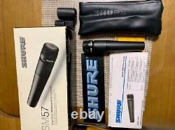 Shure SM57 Dynamic Microphone Instrument Used Working Japan