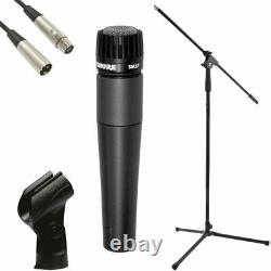 Shure SM57 Dynamic Vocal Mic with Boom Stand and 6m 3-pin XLR Cable