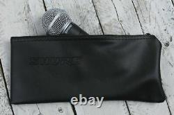 Shure SM58 Dynamic Vocal Microphone Cardioid Pickup Pattern with Clip and Pouch