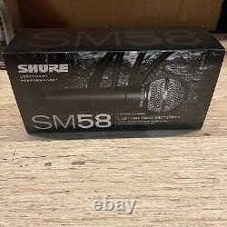 Shure SM58-LC, Unidirectional Cardioid Dynamic Handheld Vocal Microphone