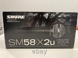 Shure SM58-X2U Cardioid Dynamic Mic With USB Adapter