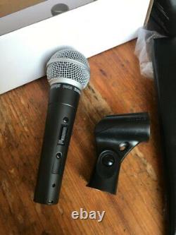 Shure SM58S Dynamic Vocal Microphone with On/Off Switch With Gift XLR cable New