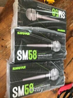 Shure SM58S Dynamic Vocal Microphone with On/Off Switch With Gift XLR cable New