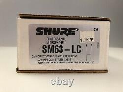 Shure SM63 Dynamic Cable Professional Microphone NEW