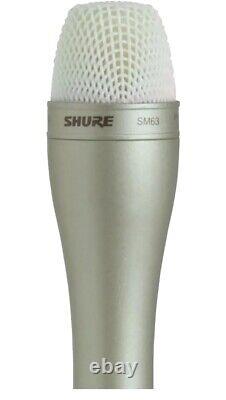 Shure SM63 Omnidirectional Dynamic Vocal Microphone with 14.5cm Handle for