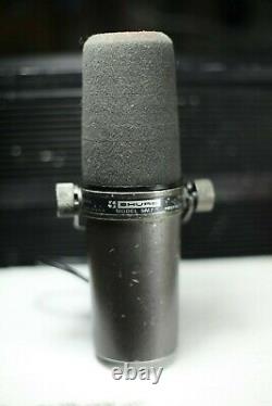 Shure SM7 Microphone Original First Revision Made in U. S. A. Vintage Model 1973