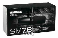 Shure SM7B Broadcast and Vocal Cardioid Dynamic Microphone UPC 042406088879