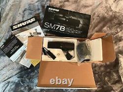 Shure SM7B Cardioid Dynamic Vocal Microphone Broadcast / Podcast Used Twice
