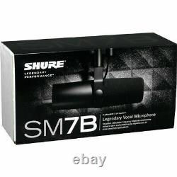 Shure SM7B Cardioid Dynamic Vocal Microphone for Broadcast Streaming / Podcast