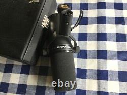 Shure SM7B. Classic Dynamic Microphone. Comes with Fethead inline preamp