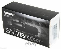 Shure SM7B Dynamic Cardioid Vocal Microphone for Radio/TV/Podcast Appllications