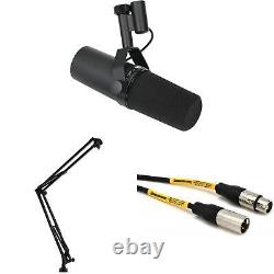 Shure SM7B Dynamic Microphone and Boom Arm Bundle
