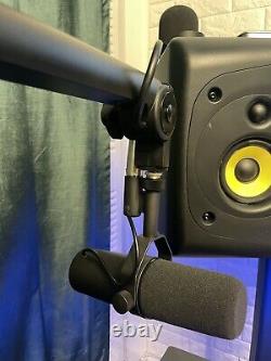 Shure SM7B Microphone With Gator Frameworks Broadcast Mount Included