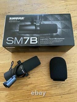 Shure SM7B Professional Cardioid Dynamic Studio Legendary Vocal Microphone