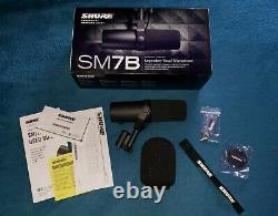 Shure SM7B Vocal Dynamic Microphone, Cardioid, Black