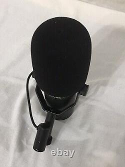 Shure SM7B Vocal Dynamic Microphone with DM1 Dynamite In-line 28db Gain Preamp EUC