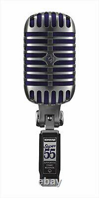 Shure Super 55 Deluxe Classic Vocal Microphone Rockabilly 1950s style