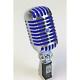 Shure Super 55 Deluxe Supercardioid Dynamic Vocal Mic, Chrome With Blue Foam