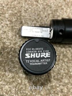 Shure T2 Wireless Microphone with RPW 112 SM58 Head (T2V T2-CC T4V) 177.600 Mhz