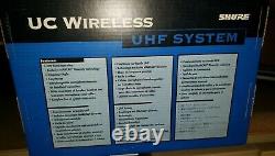 Shure UC24/BETA58-UA Handheld Wireless System. BRAND NEW
