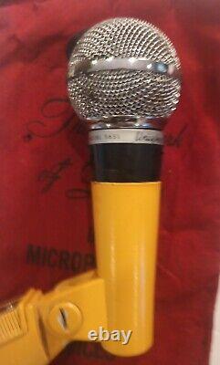Shure Unidyne lll Dynamic Vintage Microphone XLR-4 Working +(2) Extra Mics READ