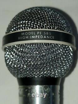 Shure Unisphere High Cable Impedance Dynamic Microphone Case Model PE 585