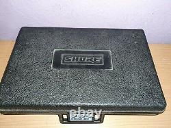 Shure beta 58a wireless microphone used in good condition in box kit