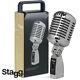 Stagg Sdm100-cr 50's Style Professional Vintage Style Dynamic Microphone Chrome