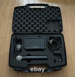 USED Shure Pgx24/Sm58 Wireless Microphone System With case from japan