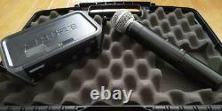 USED Shure Pgx24/Sm58 Wireless Microphone System With case from japan