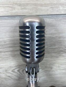 Unidyne 55S Shure Brothers Dynamic Vintage Microphone & Original Cord Elvis Mic