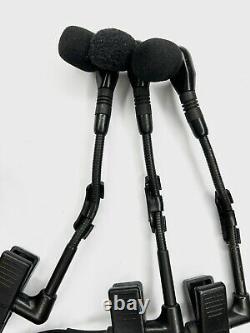 Used (lot of 7) Shure WB98H Clip-on Condenser Instrument Mic Wireless
