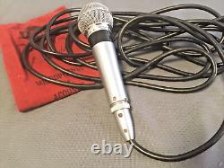 VTG 1960's SHURE 565 DYNAMIC CARDIOID MICROPHONE UNISPHERE I / 4 Pin CABLE CORD