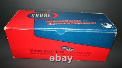 VTG Set of 2 SHURE Brothers Omnidyne Dynamic Microphone Dual Impedance Model 578