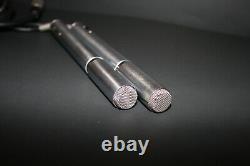VTG Set of 2 SHURE Brothers Omnidyne Dynamic Microphone Dual Impedance Model 578
