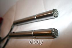 VTG Set of 2 SHURE Brothers Omnidyne Dynamic Microphone Dual Impedance Model 578