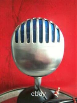 Vintage 1940's Shure 55 Fatboy dynamic cardioid microphone Elvis deco w cable