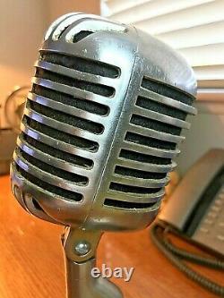 Vintage 1950'S Bogen (Shure 55) Dynamic Microphone- good shape & sound! Fatboy