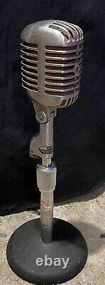 Vintage 1950's BOGEN U10S Dynamic Microphone withstand (Shure55)