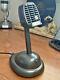 Vintage 1950's Ge-shure Cm Dynamic Microphone Withdesk Stand Restored