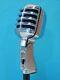 Vintage 1950s Electro Voice 611 Dynamic Microphone And Stand Working Shure Deco