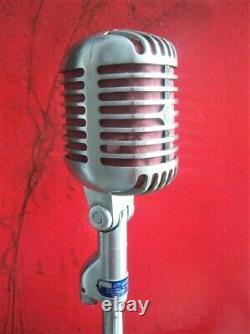 Vintage 1954 Stromberg Carlson MC-41 dynamic microphone Shure 55 S Elvis w stand